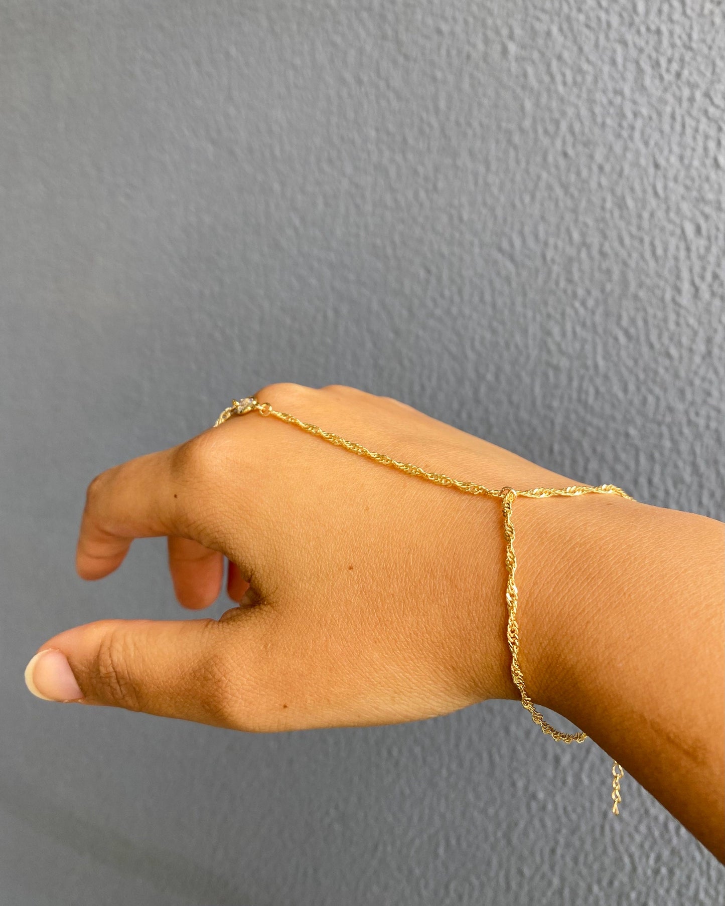 CZ Crystal Hand Chain