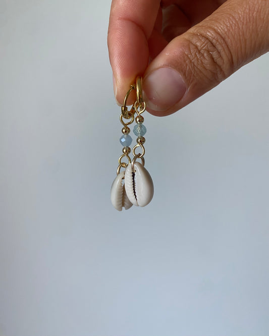 Aquamarine Shell Drops