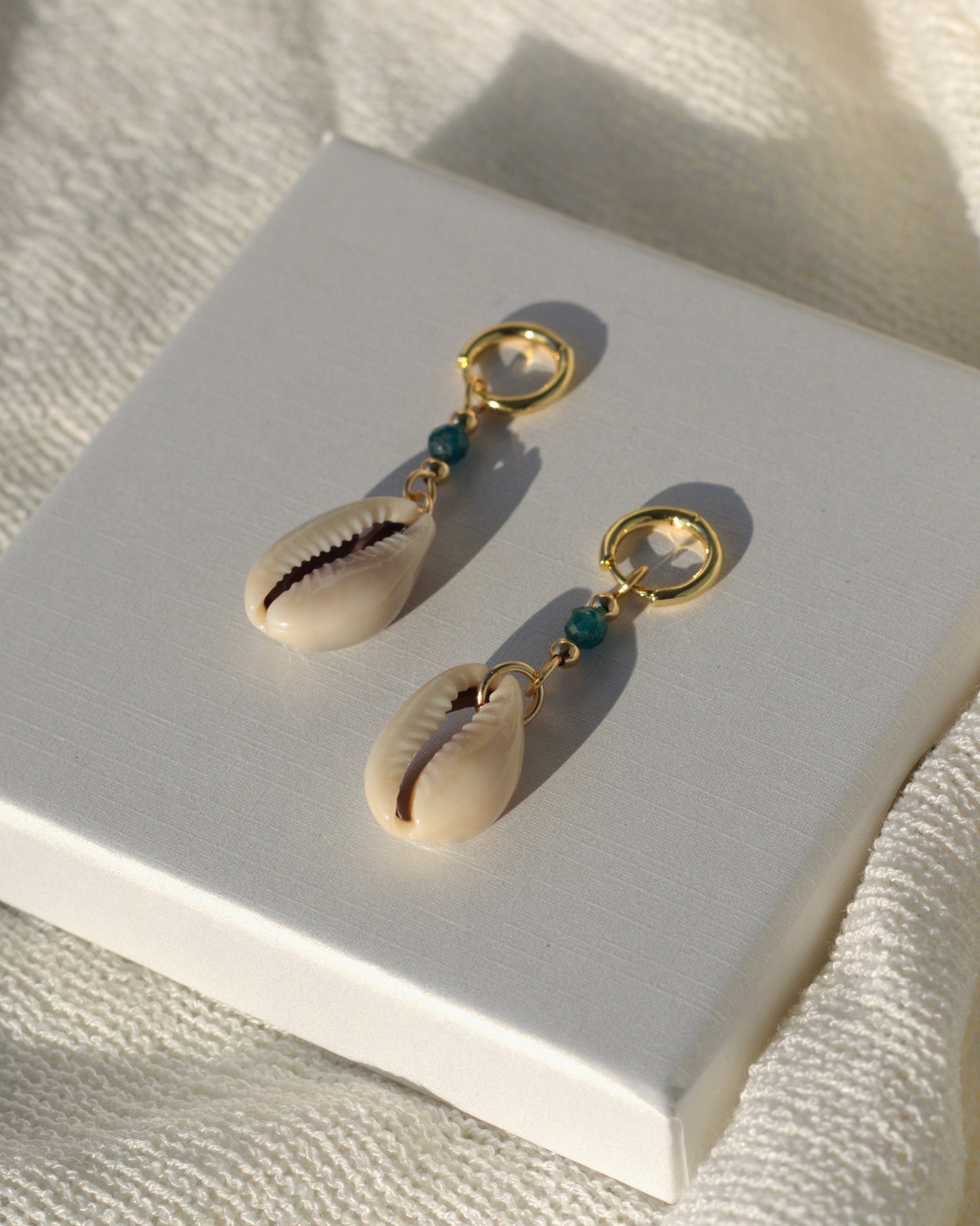 Turquoise Shell Earrings