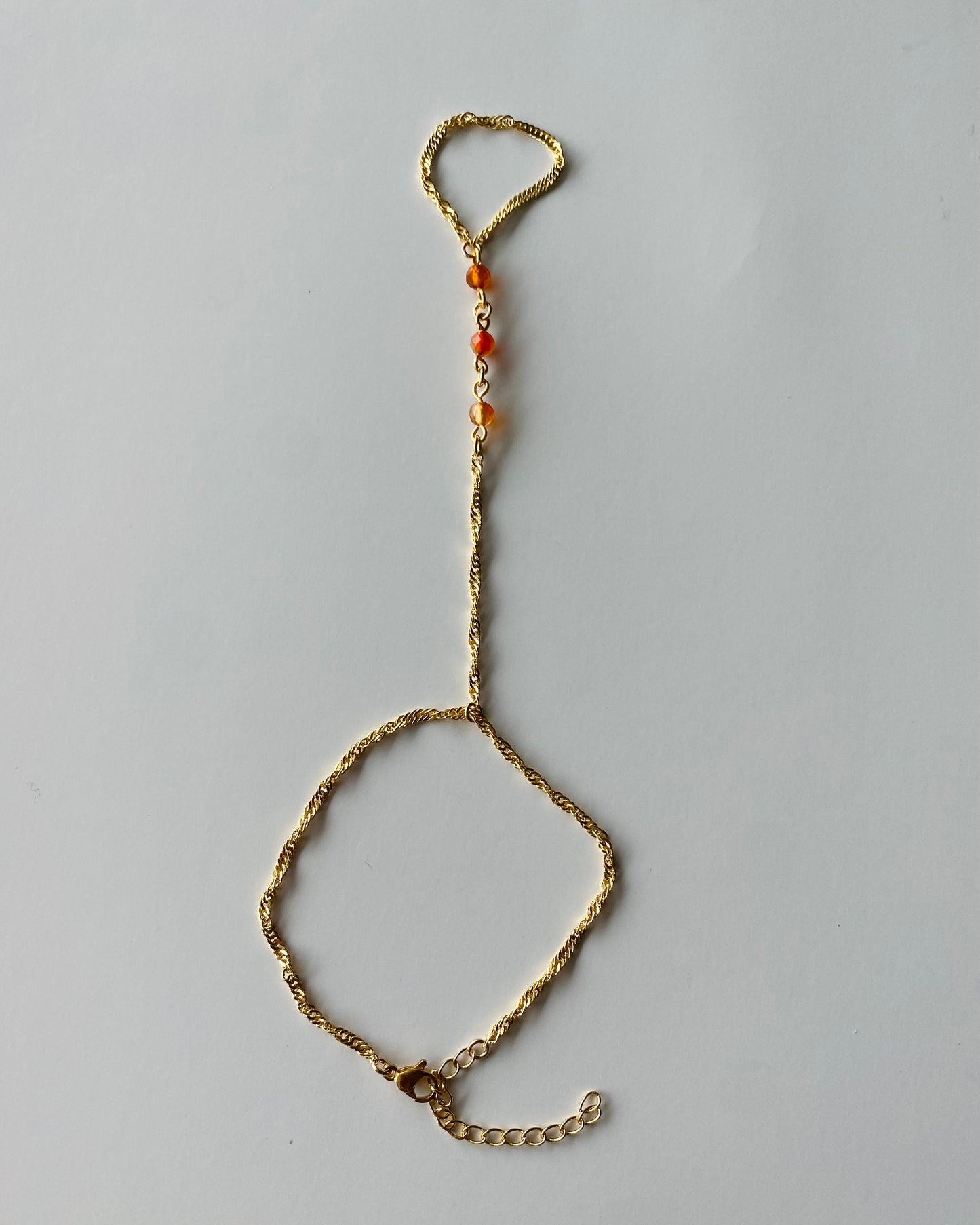 Carnelian Hand Chain