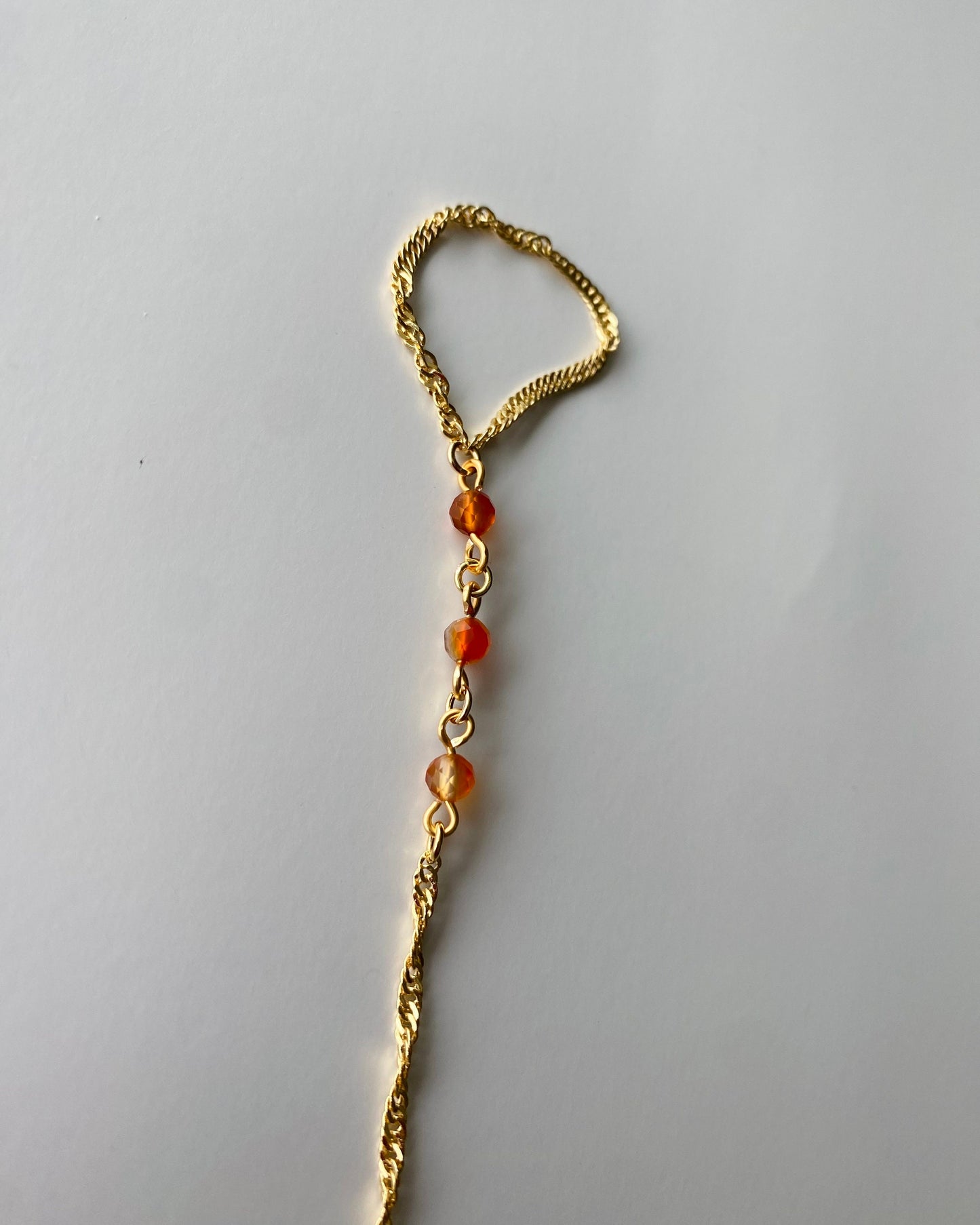 Carnelian Hand Chain