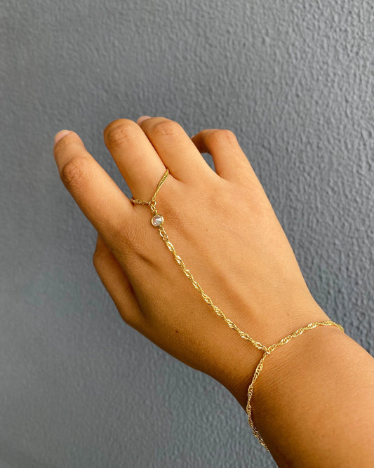 CZ Crystal Hand Chain