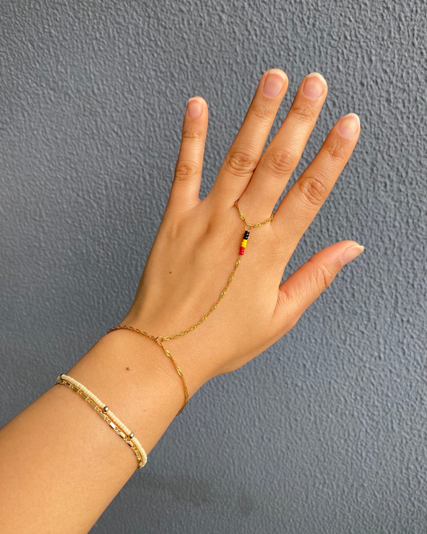 Aboriginal Flag Hand Chain