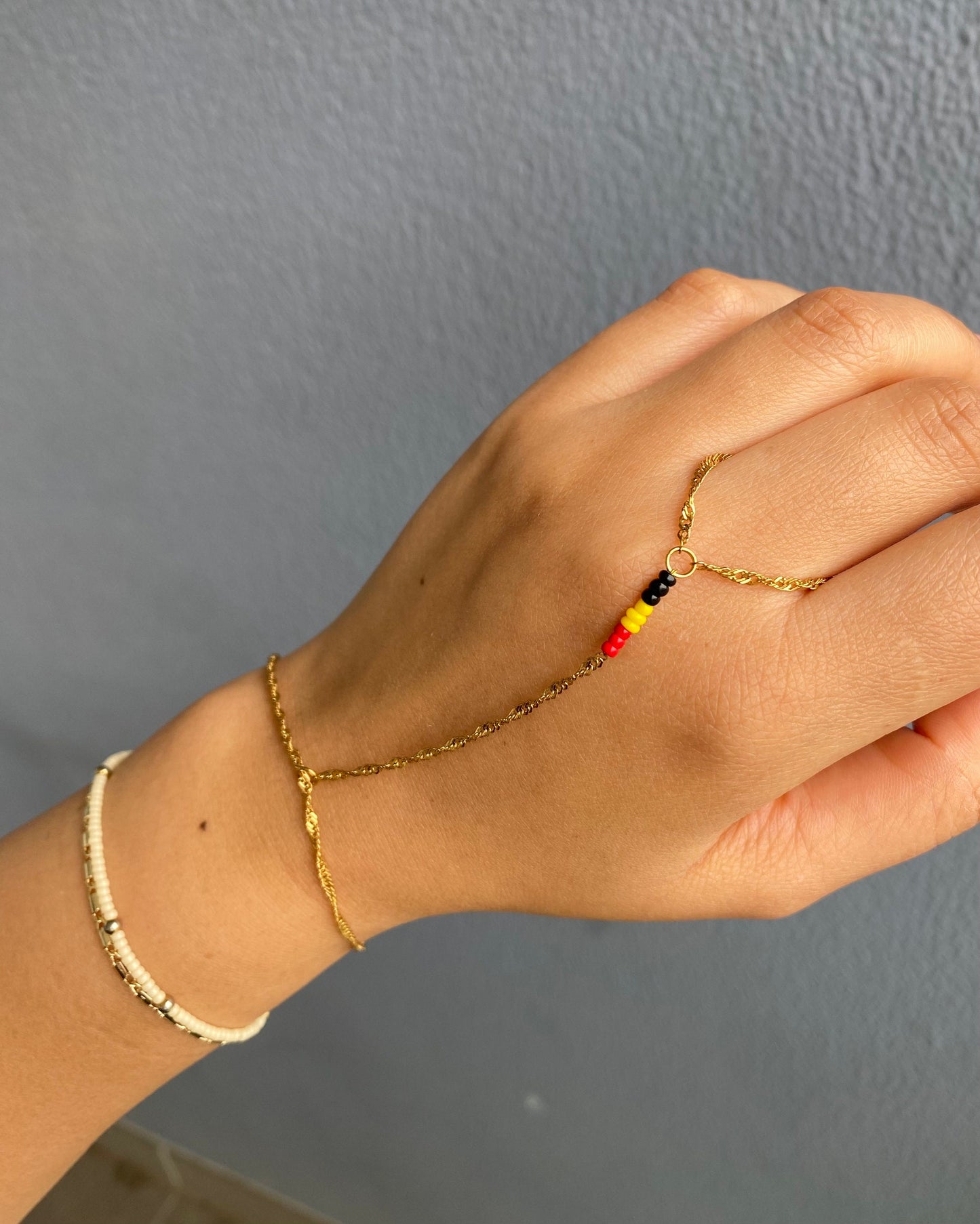 Aboriginal Flag Hand Chain