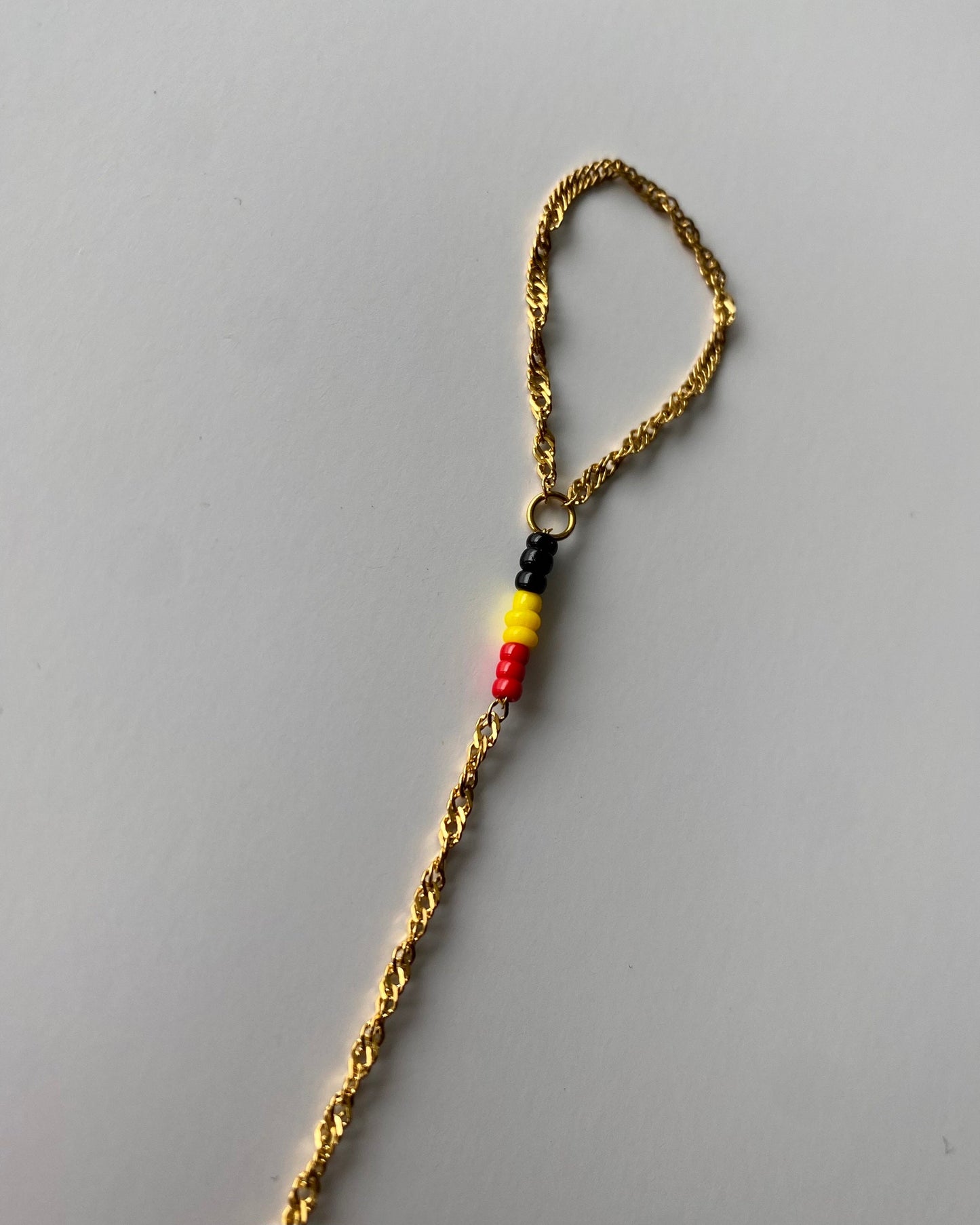 Aboriginal Flag Hand Chain